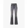 Good American Good Releasr Hem Flare Jeans In Black338