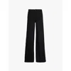 Good American Soft Tech Good Waist Palazzo Jeans Black391 In Black344