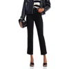 Good American Good Curve High Rise Ankle Straight Jeans In Black 001 In Black