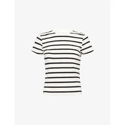 Good American Super Stretch Baby Tee In Black