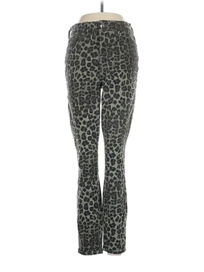 Pre-owned Good American Yoga Pants In Green