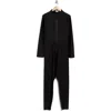 Good American Zip Jumpsuit In Transparent