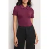 Good American Zip-up Scuba Bodysuit In Burgundy