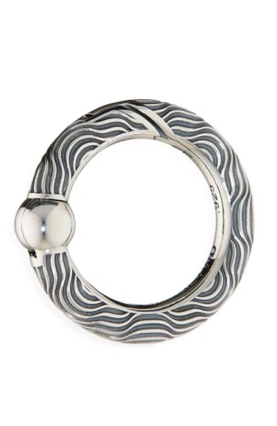 Good Art Hlywd Desert Sessions Sterling Silver Carabiner Ring In Metallic