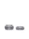 Good Art Hlywd Floral-pattern Sterling Silver Ring In Metallic