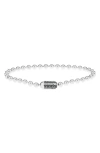 Good Art Hlywd Goosebumps Pop Lock Ball Chain Bracelet In Sterling Silver