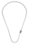 Good Art Hlywd Goosebumps Pop Lock Ball Chain Necklace In Sterling Silver