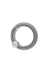 Good Art Hlywd Goosebumps Spring Ring In Metallic