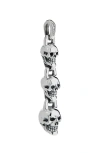 Good Art Hlywd Jack Skull Drop Pendant In Silver