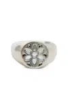 Good Art Hlywd Logo-engraved Ring In Metallic