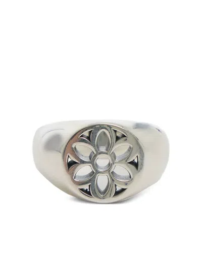 Good Art Hlywd Logo-engraved Ring In Metallic