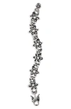 Good Art Hlywd Model 10 Cutout Rosette Aa Bracelet In Silver
