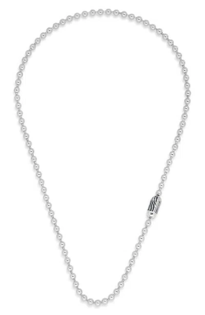 Good Art Hlywd Poplock Desert Sessions Ball Chain Necklace In Sterling Silver