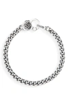 Good Art Hlywd Rosette Aa Curb Chain Bracelet In Sterling Silver