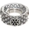 Good Art Hlywd Rosette Rondel Enhancer In Sterling Silver