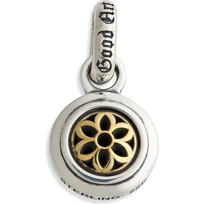 Good Art Hlywd Two-tone Lotus Pendant In Metallic