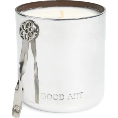 Good Art Hlywd Whiskey Ginger Spun Candle Cup In Silver