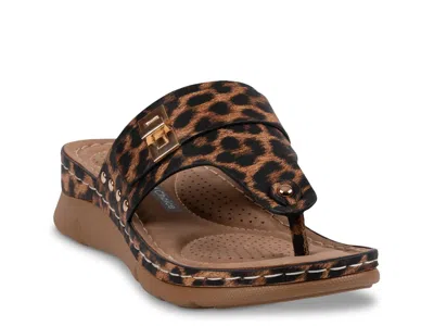Good Choice Arla Wedge Sandal In Multi