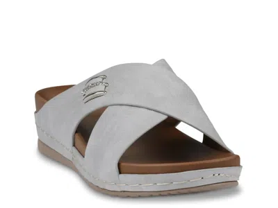 Good Choice Carter Wedge Sandal In Silver