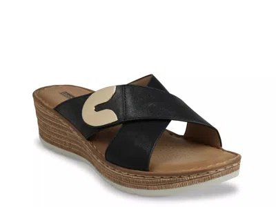 Good Choice Demi Wedge Sandal In Black