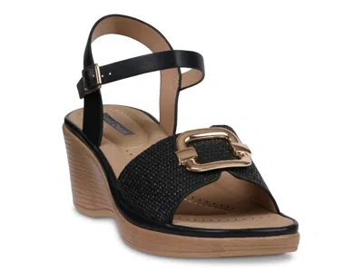 Good Choice Fia Wedge Sandal In Black