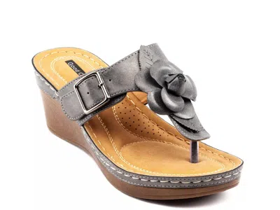 Good Choice Flora2 Wedge Sandal In Silver