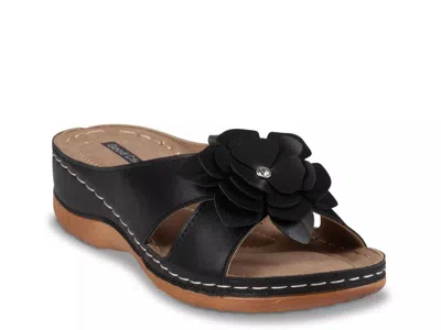 Good Choice Joy Wedge Sandal In Black