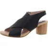 GOOD CHOICE KEEFA WOMENS SOLID LEATHER BLOCK HEELS