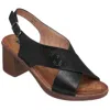 Shop Good Choice Lala Womens Cushioned Footbed Faux Leather Heels In Black