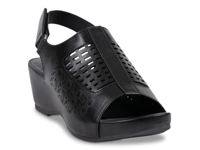 Good Choice Mahina Wedge Sandal In Black