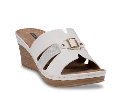 Good Choice Molane Wedge Sandal In Animal Print