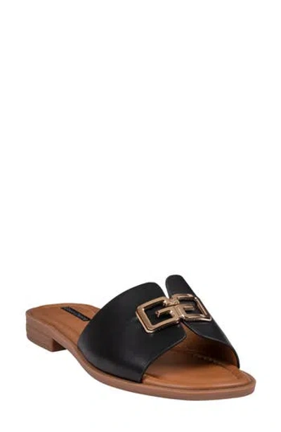 Good Choice New York Bergen Hardware Slide Sandal In Black
