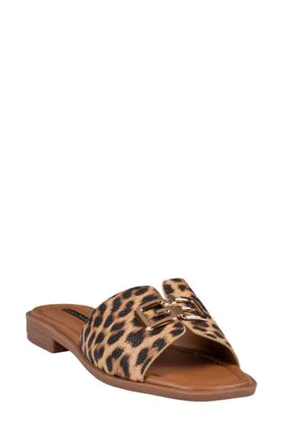 Good Choice New York Bergen Hardware Slide Sandal In Brown