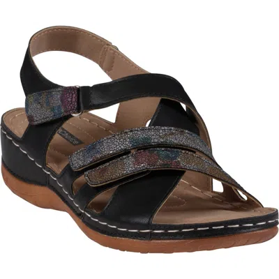 Good Choice New York Dalary Ankle Strap Sandal In Black