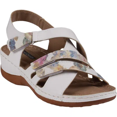 Good Choice New York Dalary Ankle Strap Sandal In White