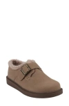 Good Choice New York Ezra Faux Shearling Lined Mule Clog In Khaki