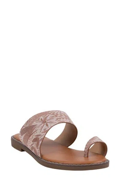 Good Choice New York Florence Toe Loop Sandal In Pink