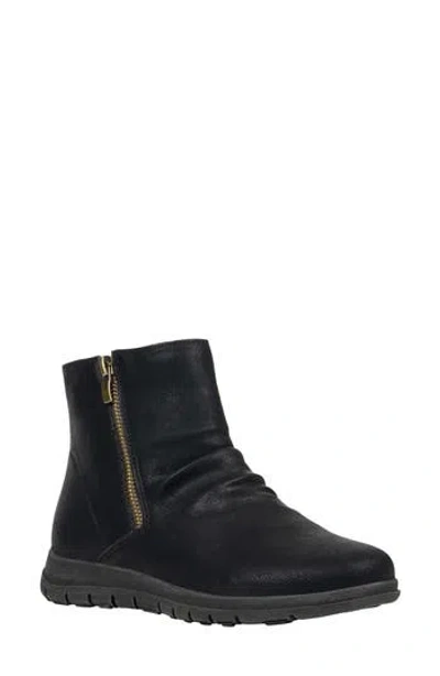 Good Choice New York Fremont Faux Leather Ankle Boot In Black
