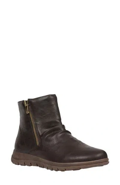 Good Choice New York Fremont Faux Leather Ankle Boot In Brown