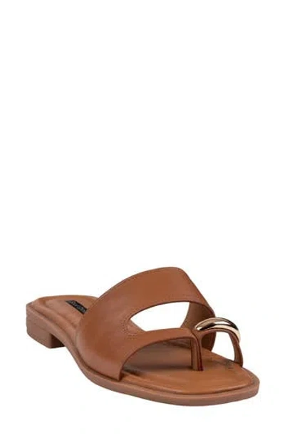 Good Choice New York Halie Toe Ring Sandal In Brown