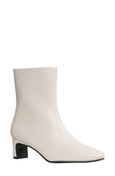 Good Choice New York Larsa Faux Leather Ankle Boot In Beige
