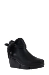 Good Choice New York Lavan Wedge Knot Bootie In Black