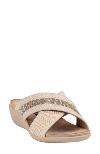 Good Choice New York Linnie Slide Sandal In Neutral