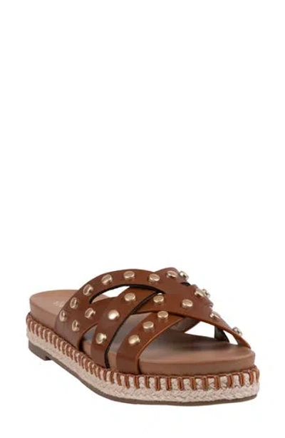 Good Choice New York Loola Studded Espadrille Sandal In Brown