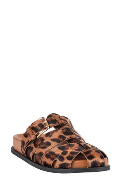 Good Choice New York Lovely Fisherman Sandal In Animal Print