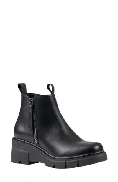 Good Choice New York Mara Faux Leather Bootie In Black