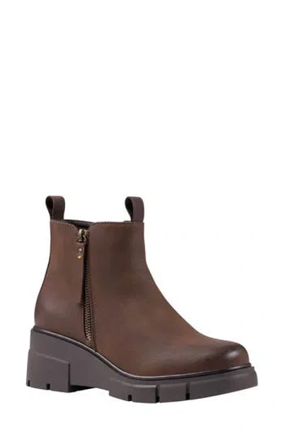 Good Choice New York Mara Faux Leather Bootie In Camel