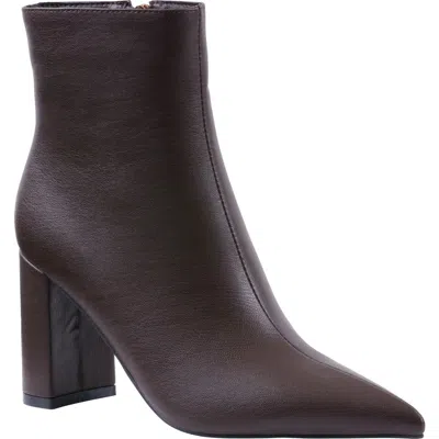 Good Choice New York Maren Pointed Toe Boot In Brown