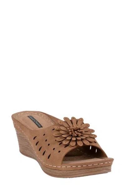 Good Choice New York Mayday Wedge Sandal In Brown