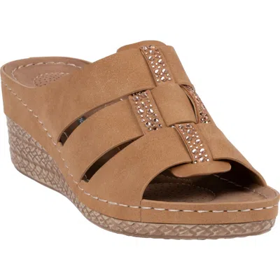 Good Choice New York Monte Wedge Sandal In Multi